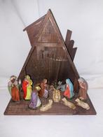 Kerstgroep Marolin 11cm met kerststal, Diversen, Kerst, Ophalen