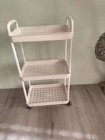 Keukentrolley kunstof wit, Ophalen of Verzenden, Zo goed als nieuw