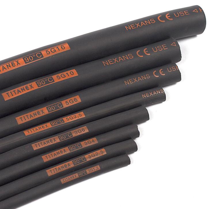 Neopreenkabel H07RN-F TITANEX 90C Eca Lineax PUR H07BQ-F, Doe-het-zelf en Verbouw, Elektra en Kabels, Nieuw, Kabel of Snoer, Ophalen of Verzenden