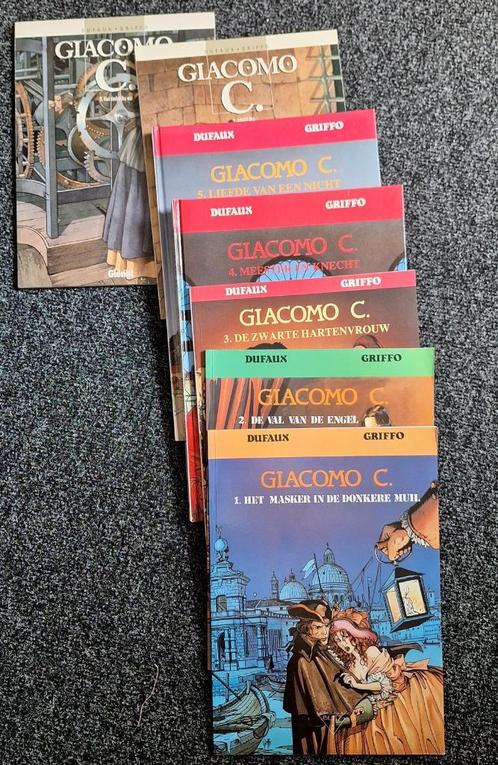 Giacomo C., 7 stuks stripboeken, Boeken, Stripboeken, Gelezen, Meerdere stripboeken, Ophalen of Verzenden