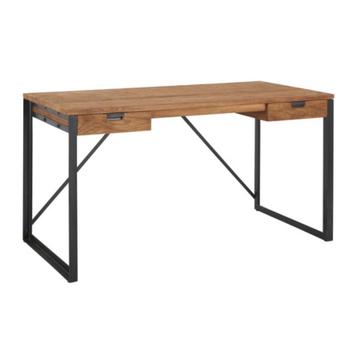 D-Bodhi Fendy Teakhouten Bureau Industrieel beschikbaar voor biedingen