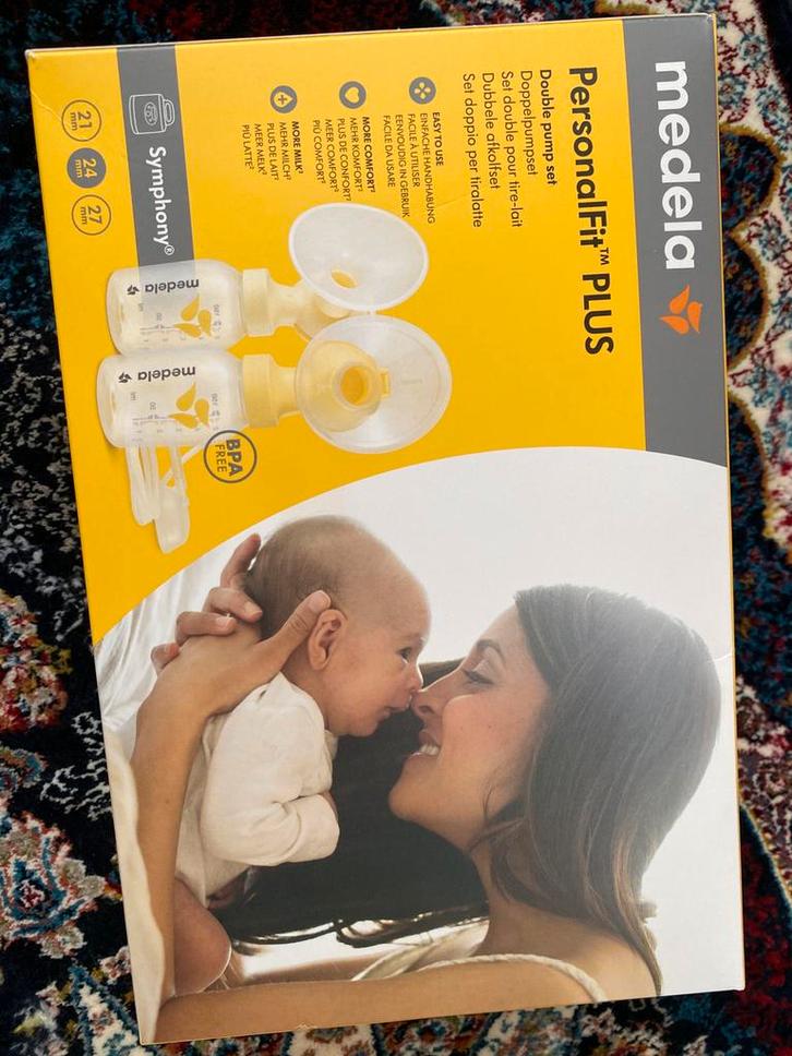 Medela PersonalFit PLUS Symphony Double Pump Set, Boeken, Zwangerschap en Opvoeding, Zo goed als nieuw, Opvoeding tot 6 jaar, Ophalen of Verzenden
