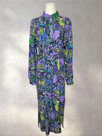 POM Amsterdam Purple Viscose Midi Dress Size 38, Ophalen of Verzenden, Zo goed als nieuw, Maat 38/40 (M)