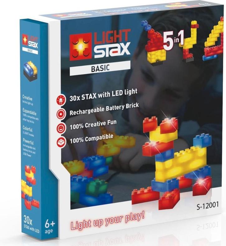 Light Stax Basic S-12001, Kinderen en Baby's, Speelgoed | Bouwstenen, Zo goed als nieuw, Ophalen of Verzenden