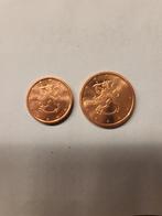 Finse 1 en 2 eurocent munten in goede staat, Postzegels en Munten, Munten | Europa | Euromunten, Ophalen of Verzenden, Finland