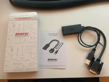 Benfei VGA naar HDMI Adapter met Audio beschikbaar voor biedingen