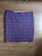 Gekleurd Wollen Blauw met Roze Armani Rokje - Maat M, Kleding | Dames, Rokken, Ophalen of Verzenden, Maat 38/40 (M), Blauw, Boven de knie