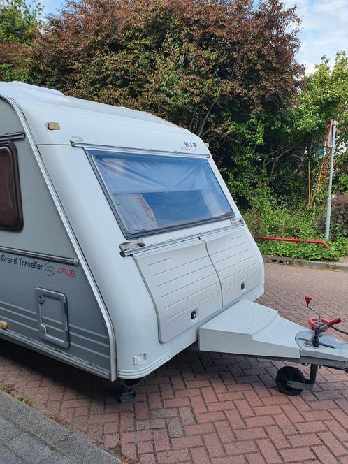 Kip Caravan Grand Traveller cruise edition 47TDB te koop, Caravans en Kamperen, Caravans, Particulier, tot en met 4, 1000 - 1250 kg