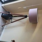 Vloerlamp  beige/hout €15, Ophalen, Gebruikt, Hout, 100 tot 150 cm