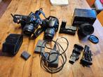 Canon Eos 400D (2x) + Batterygrip + 3 Zoom Lenzen, Spiegelreflex, Canon, Ophalen of Verzenden, Zo goed als nieuw