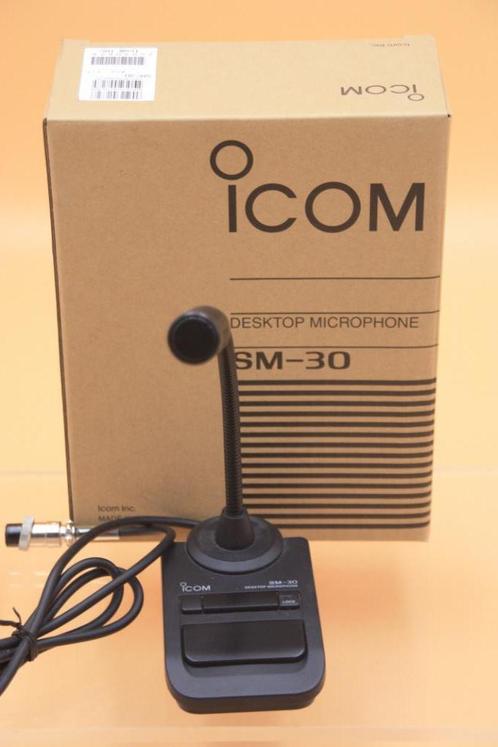 Icom Tischmikrofon SM-30 nieuw, Telecommunicatie, Zenders en Ontvangers, Nieuw, Zender en Ontvanger, Ophalen