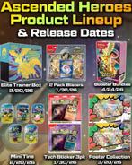 Ascended Heroes Pre-Order: Booster, ETB, Mini Tins!, Ophalen of Verzenden, Nieuw, Overige typen
