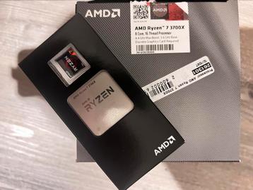 AMD Ryzen 7 3700X + Cooler, 8 core + 16 thread beschikbaar voor biedingen