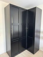 IKEA PAX Hoekkast – Zwart Bergsbo deuren – 236cm hoog, Huis en Inrichting, Kasten | Kledingkasten, Ophalen, Zo goed als nieuw