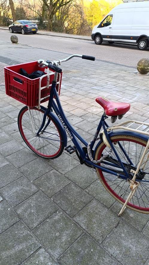 Hollandia Transportfiets, Fietsen en Brommers, Fietsen | Dames | Damesfietsen, Gebruikt, Overige merken, 56 cm of meer, Ophalen