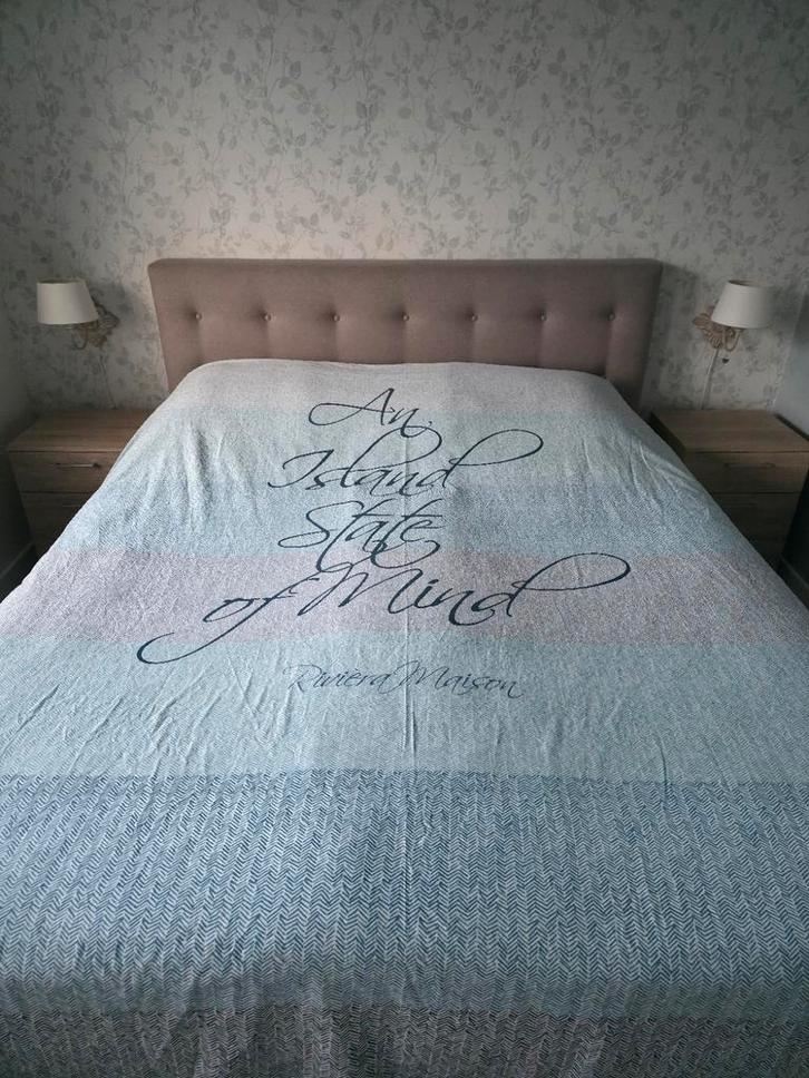 Riviera Maison dekbedovertrek La Paz lits-jumeaux, Huis en Inrichting, Slaapkamer | Beddengoed, Gebruikt, Dekbedovertrek, Tweepersoons