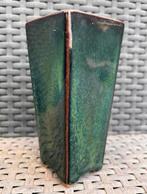Bonsai Cascade pot groen tinten geglazuurd 6,3x6,2x14,2, Vierkant, Ophalen of Verzenden, Zo goed als nieuw, Aardewerk