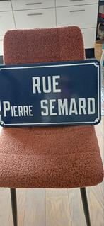 Emaille Straatnaambord Rue Pierre Semard - Vintage, Ophalen of Verzenden