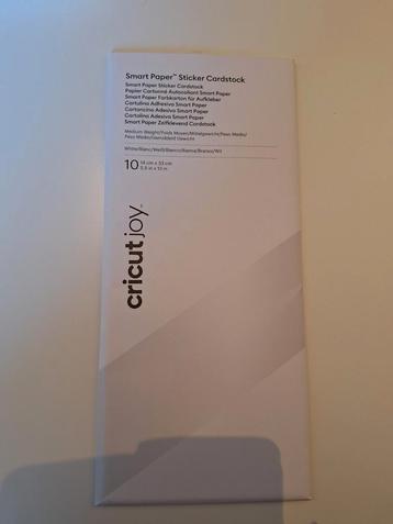 Cricut Joy Smart Paper Sticker Cardstock wit. beschikbaar voor biedingen