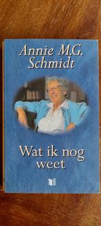 Wat ik nog weet - Annie M.G. Schmidt, Ophalen of Verzenden, Gelezen, Annie M.G. Schmidt, Overige