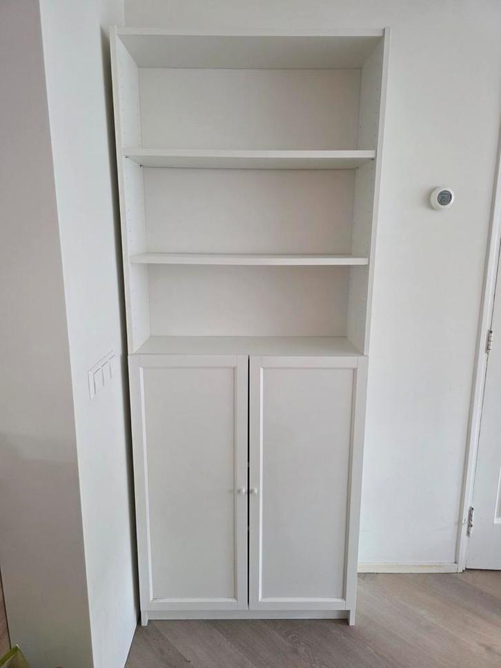 Ikea Billy Oxberg boekenkast, Huis en Inrichting, Kasten | Wandmeubels, Zo goed als nieuw, 200 cm of meer, Minder dan 150 cm, 25 tot 50 cm