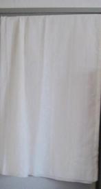 2 WITTE INBETWEEN VITRAGE MET RINGEN ,NIEUW EN LICHTE VERTIC, Inbetween, Wit, Nieuw, Ophalen of Verzenden