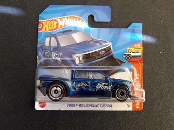Ford F-150 Lightning Custom blauw – Hotwheels beschikbaar voor biedingen