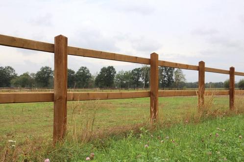 23. Houten hekwerk | hekwerken | paarden omheining, Tuin en Terras, Tuinhekken en Hekwerk, Nieuw, Tuinhek, Hout, Ophalen of Verzenden
