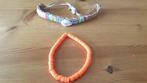 Platte kralen armband en armband met schelp, Ophalen of Verzenden, Nieuw, Overige materialen