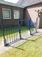 Tuinpoort met hekwerk, Ophalen, Met poort, Zo goed als nieuw, Sierhekwerk