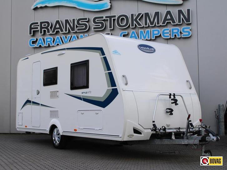 Caravelair Alba Style 472 Voortent Enkele bedden, Caravans en Kamperen, Caravans, Bedrijf, tot en met 4, 750 - 1000 kg, Treinzit