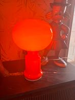 Prachtig lampje opaline glass jaren 60/70, Huis en Inrichting, Lampen | Tafellampen, Ophalen, Zo goed als nieuw, Vintage mushroom tafel lamp