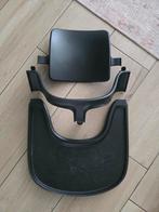 Stokke Babyset + Tray - Zwart, Kinderen en Baby's, Kinderstoelen, Ophalen of Verzenden, Zo goed als nieuw, Meegroeistoel, Gordel(s)
