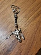 074 Stoere sleutelhanger m schedel en veren Western Buffalo, Ophalen of Verzenden, Nieuw