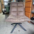 Draaifauteuil Clayton | Groen / Industrieel | Spinpoot, Ophalen, 75 tot 100 cm, Zo goed als nieuw, Sfeervol industrieel