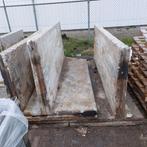 Gebruikte keerwanden 100 cm hoog, 3 stuks 250 cm lang, Ophalen of Verzenden, Zo goed als nieuw, Hout