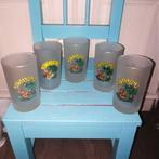 Boswandeling glazen frozen 5 stuks, Huis en Inrichting, Ophalen, Glas of Glazen, Gebruikt, Glas