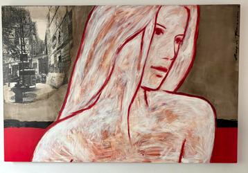 Casper Faassen - echtheidscertificaat aanwezig. 180x120x6 cm beschikbaar voor biedingen