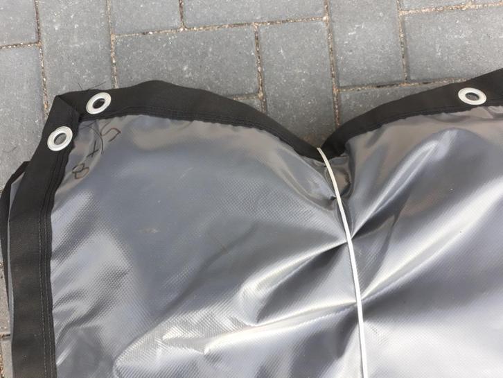 Soepel grijs PVC dekkleed dekzeil ogen om de 50 cm!!, Watersport en Boten, Accessoires en Onderhoud, Nieuw, Onderhoud en Reparatie