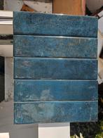 Jan Groen Blauwe Wandtegel (65x260x8.5mm), Ophalen, 60 cm of meer, Nieuw, Minder dan 20 cm
