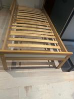 IKEA Sniglar peuterbed + matras en hoeslakens, Ophalen, Gebruikt, Bruin, 190 cm of minder