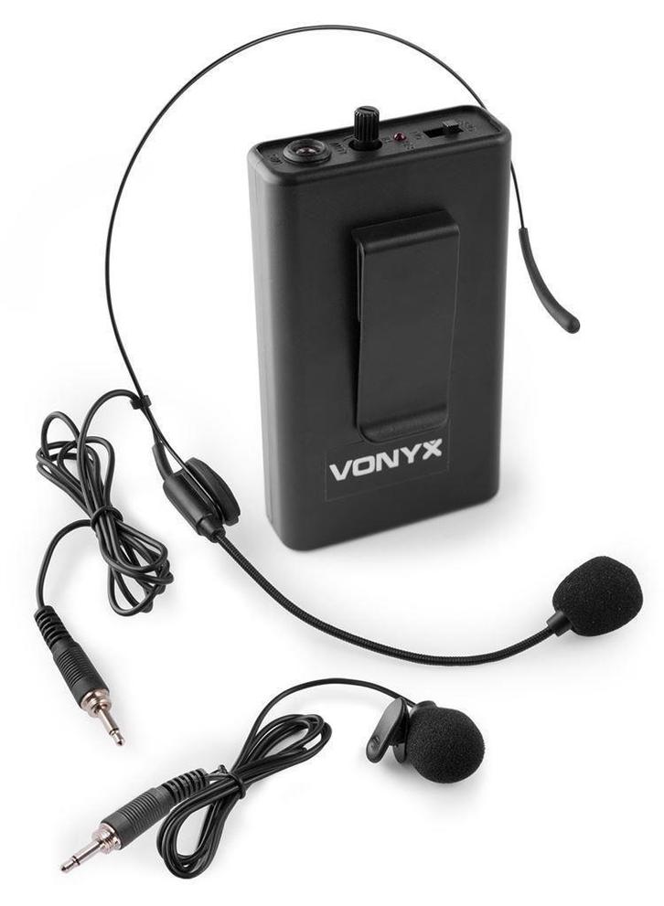 Vonyx BP12 bodypack met headset 864.500 MHz, Muziek en Instrumenten, Microfoons, Nieuw, Overige typen, Ophalen of Verzenden