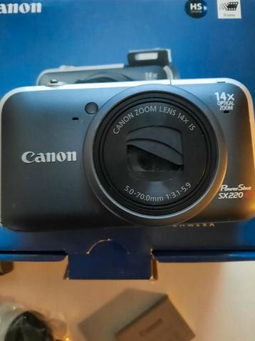 Te koop: digitale fotocamera Canon Powershot SX220 HS