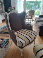 Oor fauteuil, paar jaar geleden gestoffeerd, Huis en Inrichting, Fauteuils, Ophalen, 75 tot 100 cm, Zo goed als nieuw, Opa stoel