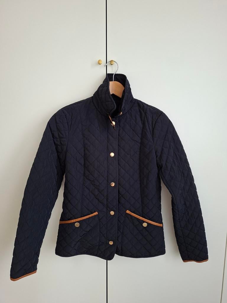 Donkerblauw jasje van Massimo Dutti XS - leuk voor de lente, Massimo Dutti, Blauw, Ophalen of Verzenden, Zo goed als nieuw