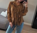 GARCONNE blouse bruin met details mt TU