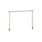 Gouden tafelklem, Huis en Inrichting, Ophalen, Tafelpoot, Minder dan 50 cm, Zo goed als nieuw