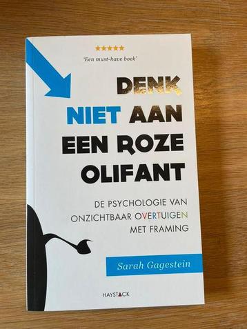 Sarah Gagestein - Denk niet aan een roze olifant beschikbaar voor biedingen