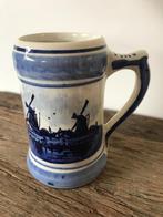 Bierpul delfts blauw handpainted delfts blauw molens, Ophalen of Verzenden