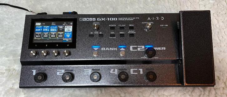 Boss GX 100 + PedaltrainTas + Bluetooth adapter + Ipad Air 3, Muziek en Instrumenten, Effecten, Zo goed als nieuw, Chorus, Delay of Echo